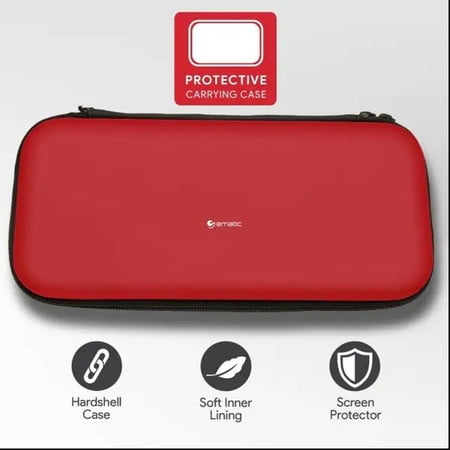Restored Ematic Switch Lite Kit Nintendo Switch Black & Red EA611S, Xbox (Refurbished)