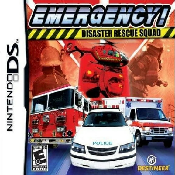 Restored Emergency! Disaster Rescue Squad (Nintendo DS, 2009) (Refurbished)