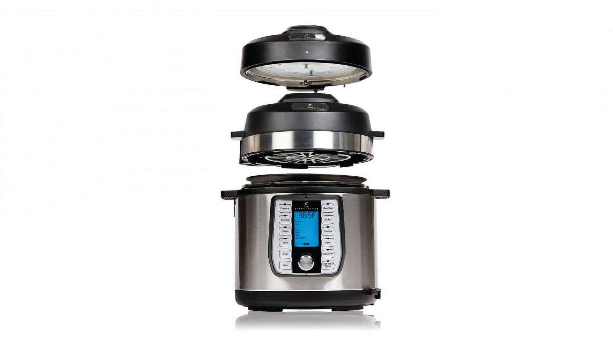 Emeril Lagasse- 6 QT Pressure Cooker Air-Fryer, Digital Display