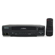 Restored Emerson EWV401B Hi-Fi VCR - w/ Original Remote, Manual, A/V Cables, HDMI Converter