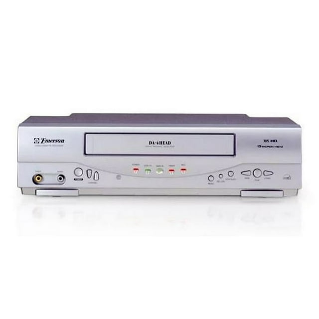 Restored Emerson EWV404 VCR w/ Original Remote, Manual, A/V Cables & HDMI Converter (Refurbished)