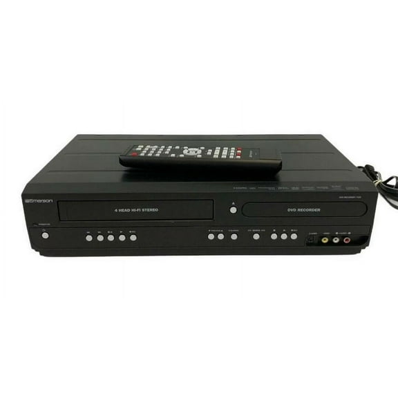 Restored Emerson ZV427EM5 DVD/VCR Combo Recorder w/ Original Remote, Manual, & HDMI Cable (Refurbished)