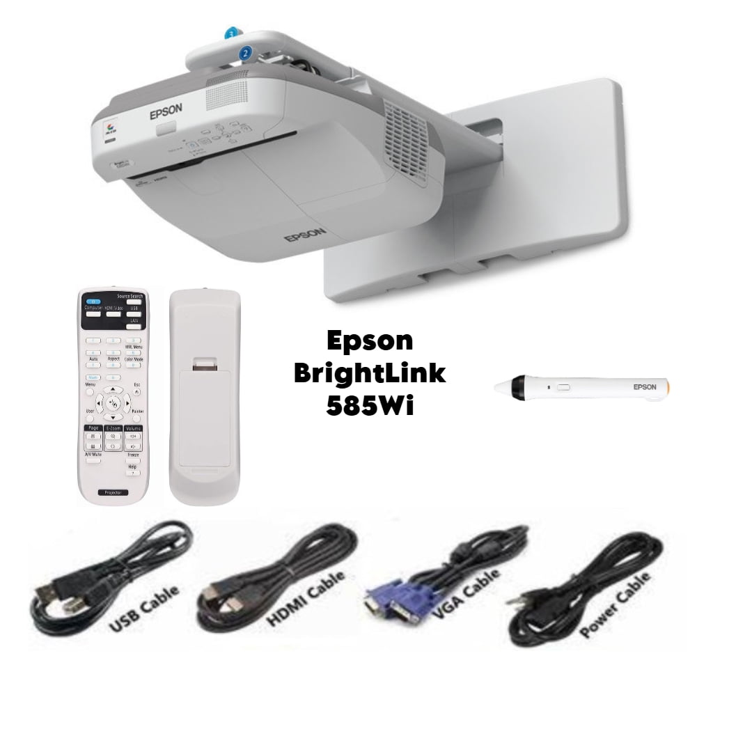 Epson PowerLite 1780W Wireless WXGA 3LCD Projector,3200 Lm