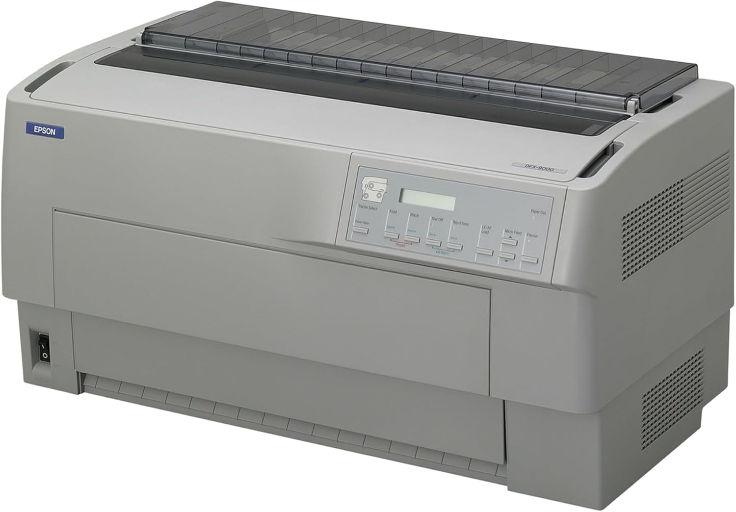 Epson DFX-9000 9-Pin Dot Matrix Wide-Format Printer, High-Speed Impact Printing, Model C11C605001