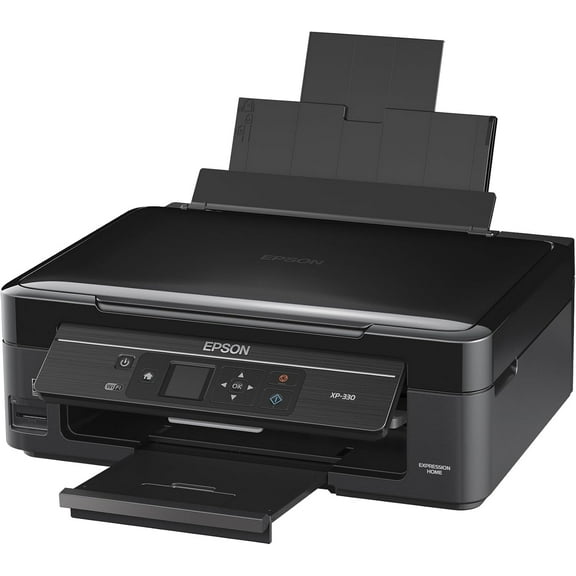 Restored Epson Expression Home XP-330 Wireless All-in-One Color Inkjet Photo Printer, Scanner, Copier, C11CE60201
