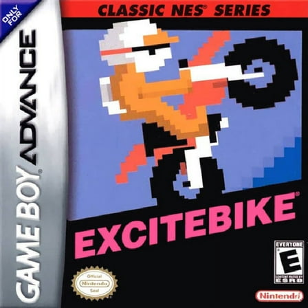 Restored Excitebike (Classic NES Series) (Nintendo GameBoy Advance, 2004) Biking Game (Refurbished)