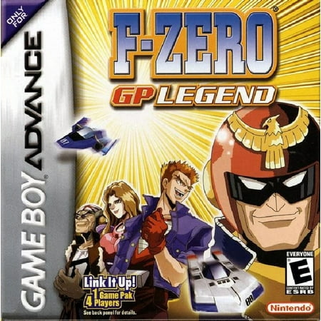 Restored F-Zero: GP Legend (Nintendo GameBoy Advance, 2004) Racing Game (Refurbished)