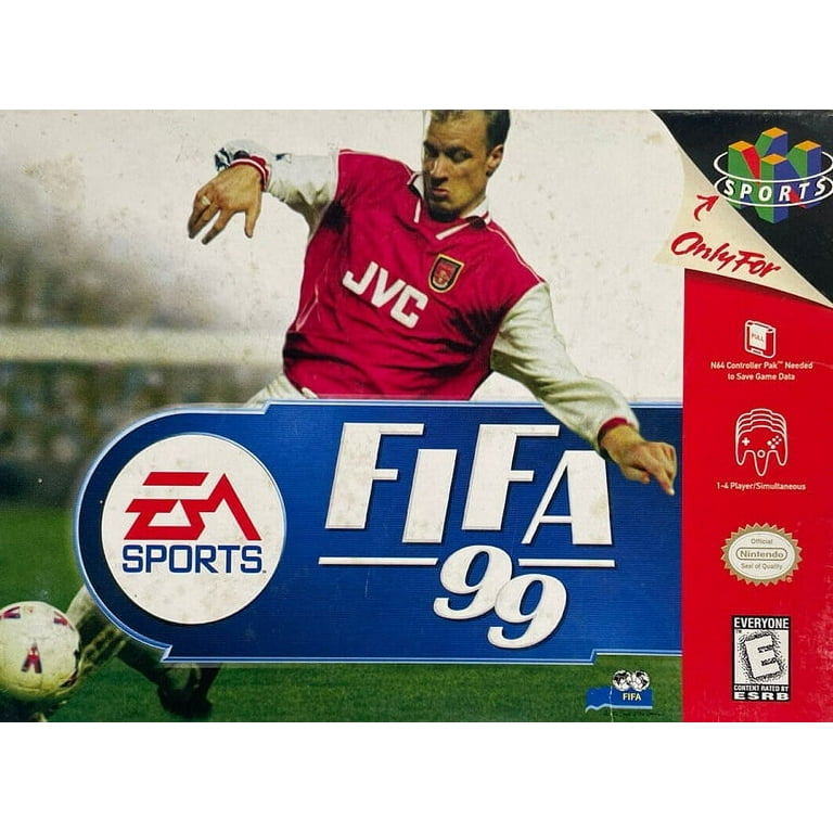 Restored FIFA 99 (Nintendo 64, 1998) Soccer Game (Refurbished