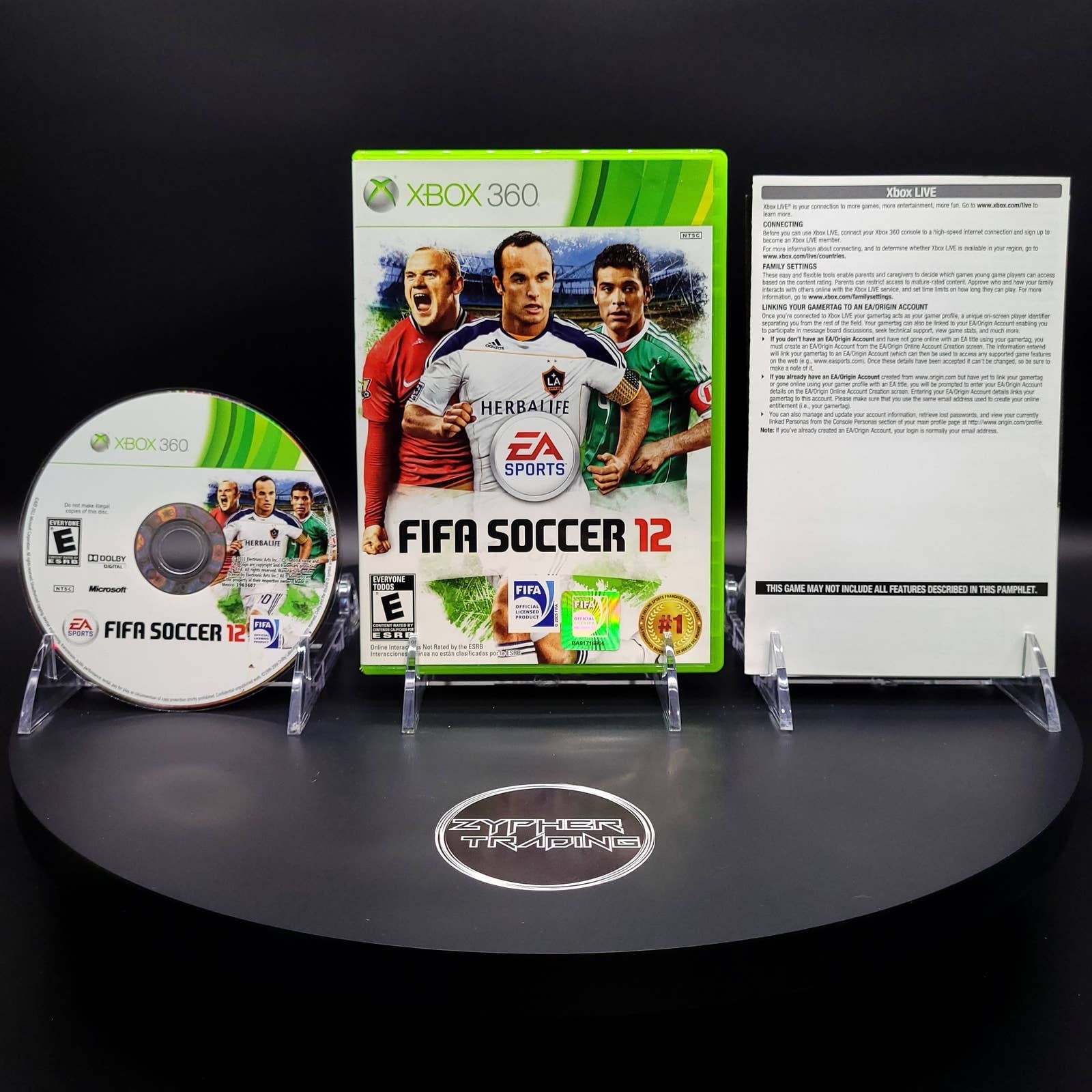 Restored FIFA Soccer 12 | Microsoft Xbox 360 (Refurbished) - Walmart.com, image size:1600x1600