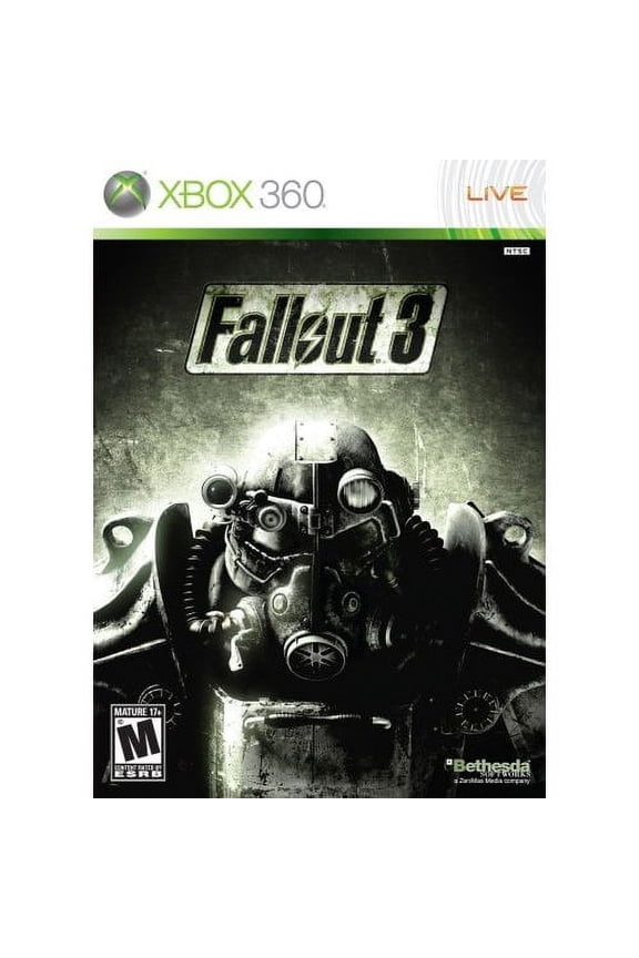 Restored Fallout 3 Game For Xbox 360 With Manual and Case