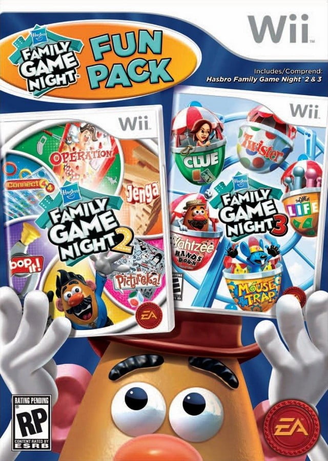 Restored Family Game Night Fun Pack (2&3) | Nintendo Wii - Walmart.com