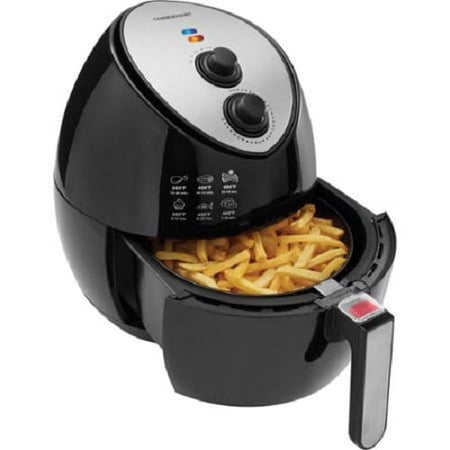 Restored Farberware FBW FT 42138 BK 3.2 Quart OilLess MultiFunctional Air Fryer, Black (Refurbished)