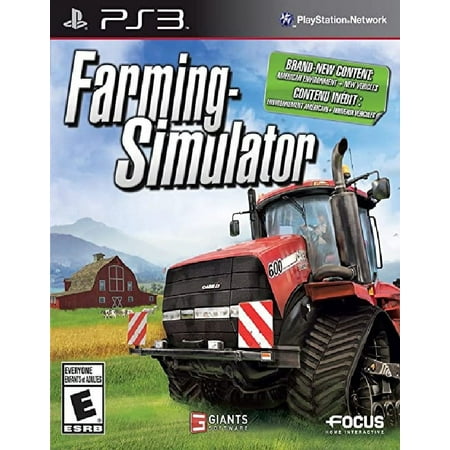 Restored Farming Simulator (Playstation 3, 2013) PS3 Video Game (Refurbished)
