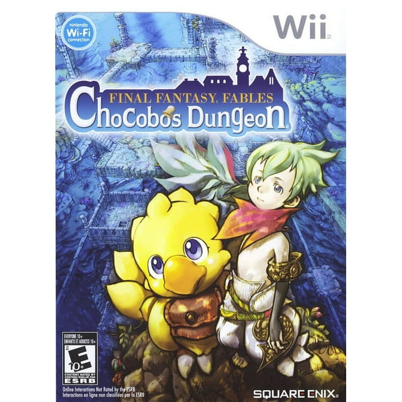 Restored Final Fantasy Fables: Chocobo's Dungeon (Nintendo Wii, 2008) RPG Game (Refurbished)