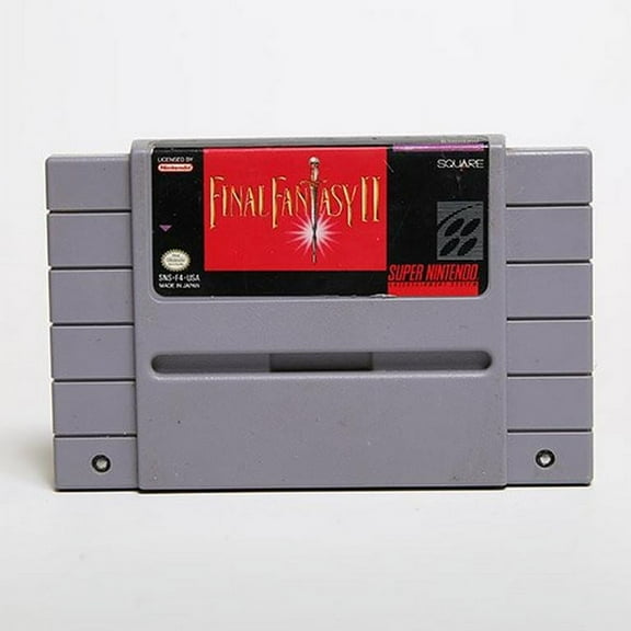 Restored Final Fantasy II (Super Nintendo, 1991) SNES RPG Game (Refurbished)
