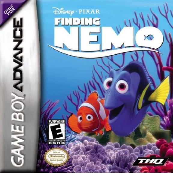 Restored Finding Nemo, Physical, Video Game for Nintendo Game Boy Advance, Action & Adventure, 1 Player