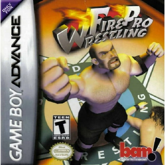 Restored Fire Pro Wrestling (Nintendo GameBoy Advance, 2001) Fighting Game (Refurbished)