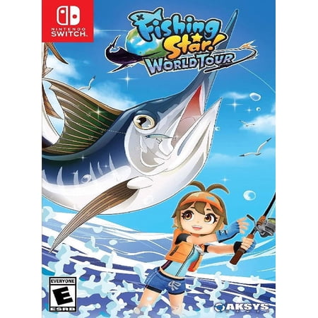 Restored Fishing Star World Tour (Nintendo Switch, 2019) Fish Game (Refurbished)
