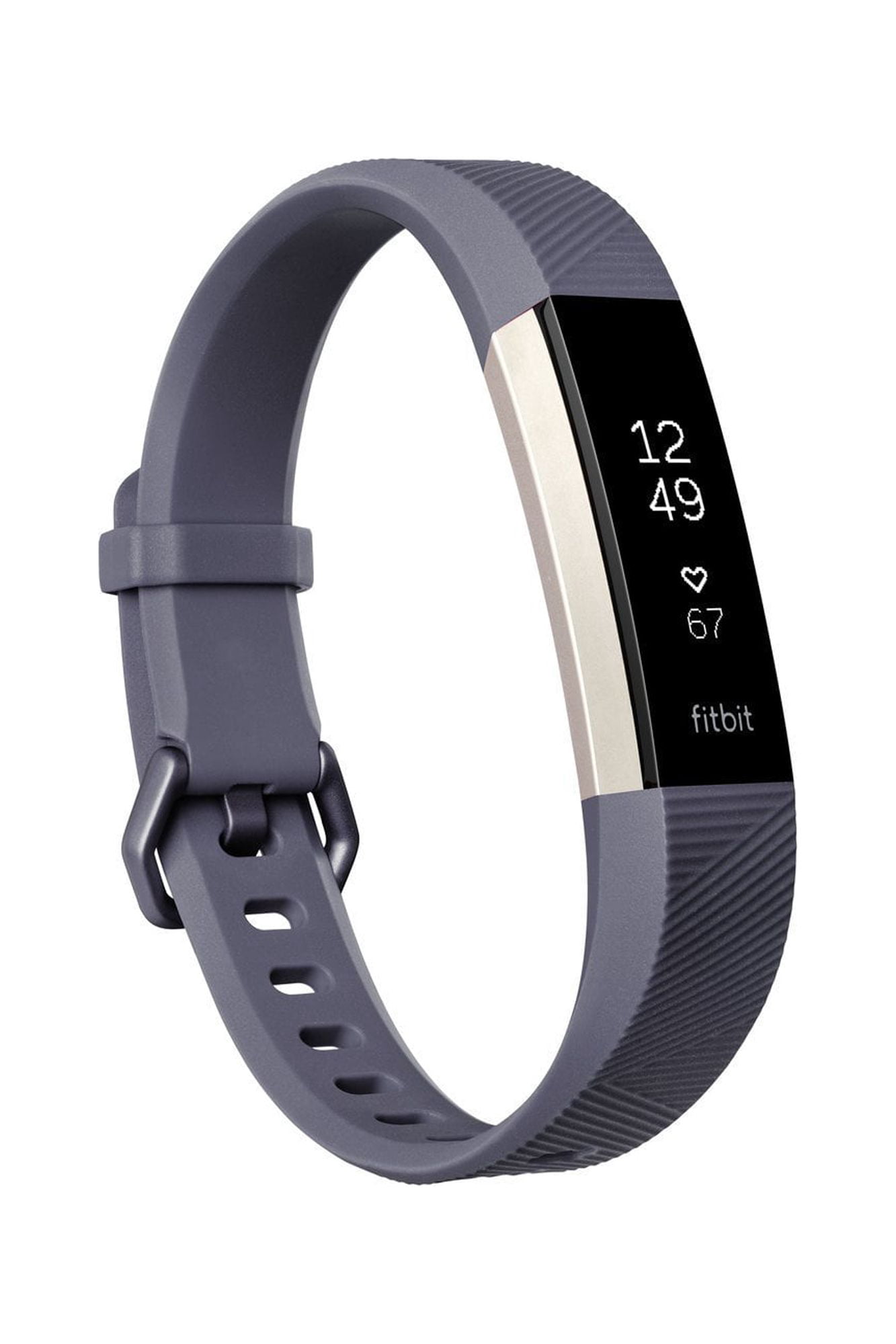 Restored Fitbit Alta HR, (US Version) (Small, Blue/Gray
