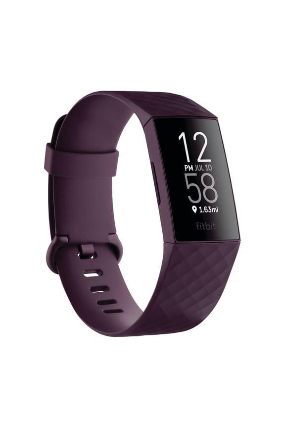 Restored Fitbit FB417BYBY Charge 4 (NFC) Activity Tracker, Rosewood/Rosewood (Refurbished)