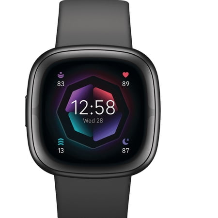 Restored Fitbit FB521BKGB-US Sense 2 Advanced Health Smartwatch - Graphite (Refurbished)
