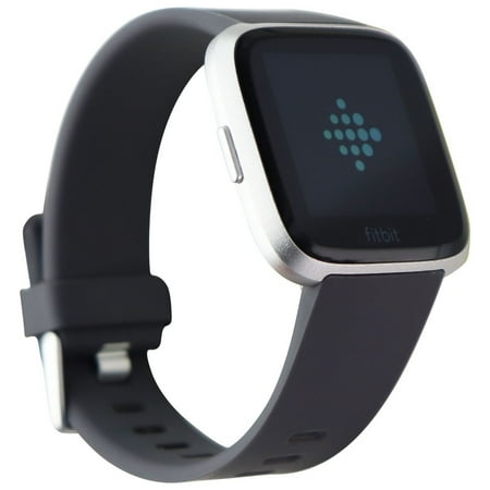 Restored Fitbit Versa (1st Gen) Smartwatch Activity Tracker - Silver/Gray (FB504) (Refurbished)