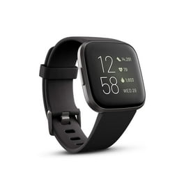 Fitbit Versa Lite Smart Watch, Black, Compatible with iPhone