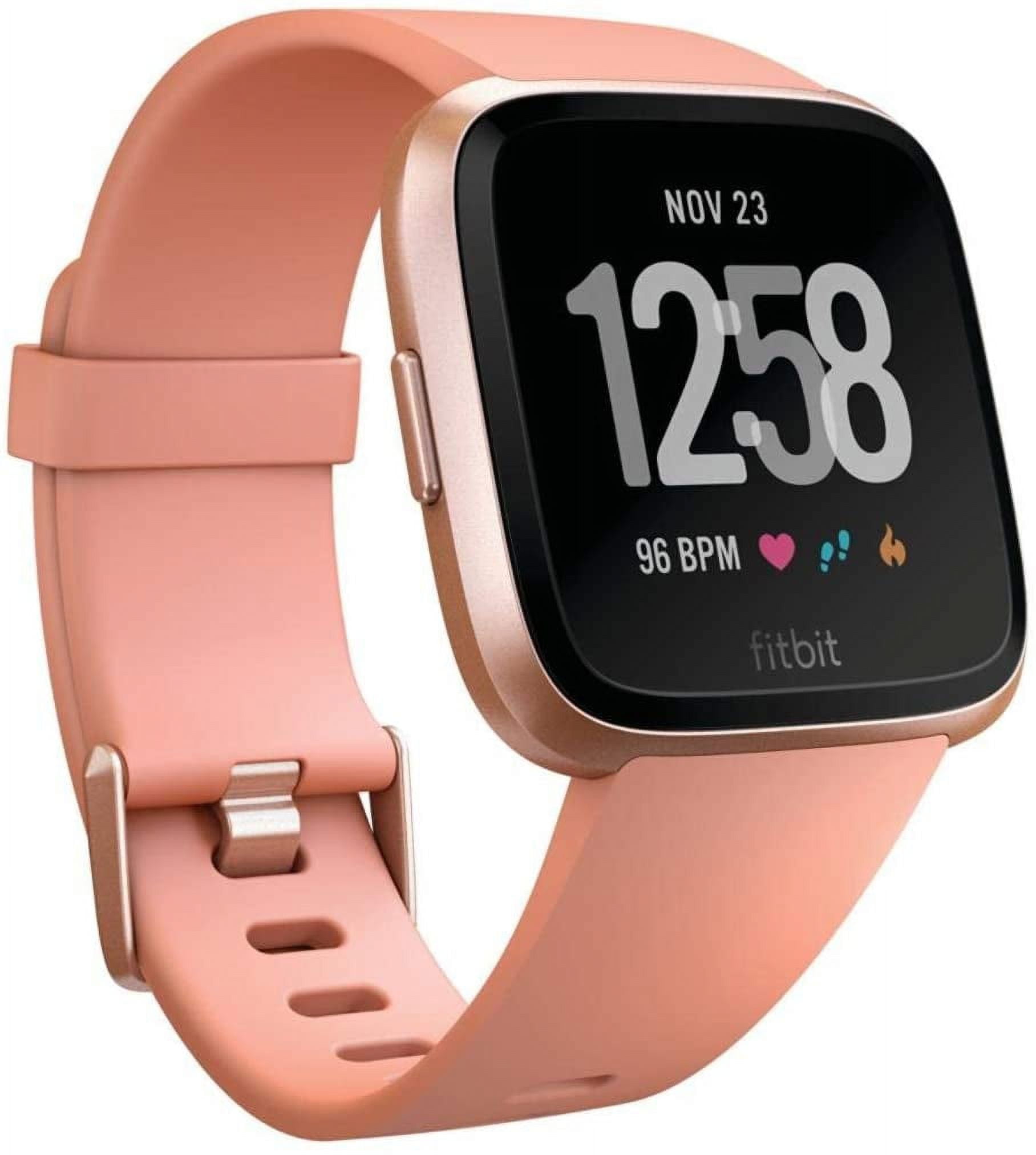 【新品未使用】fitbit versa special edition Pre-Owned Fitbit Versa Smart Watch, Peach/Rose Gold