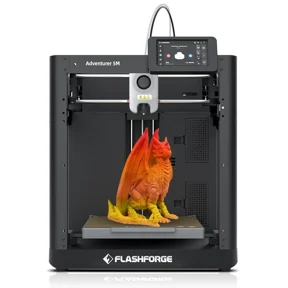 Restored Flashforge Adventurer 5M 3D Printer, 600mm/s High Speed 3D Printer, 8.7 x 8.7 x 8.7'', Black (Refurbished)