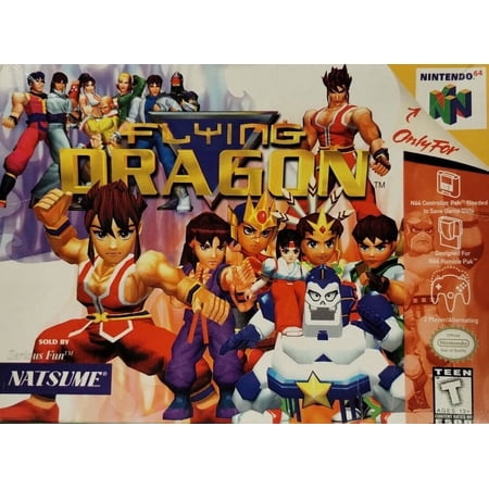 Restored Flying Dragon (Nintendo 64, 1998) Fighting Game (Refurbished)