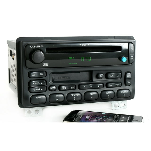 Restored Ford Explorer Mercury 2001-05 Radio AM FM CD CS w Bluetooth Music 1L2F-18C868-BB - (Refurbished)