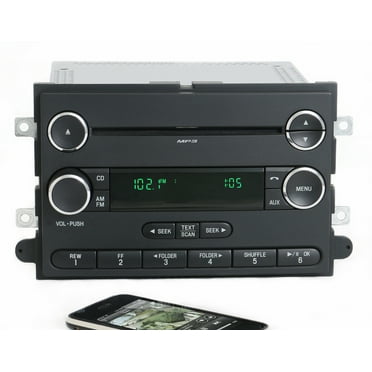 Restored Ford Fusion 2007-09 Mercury Milan AMFM CD Radio w Bluetooth Music 8E5T-18C869-BG (Refurbished)