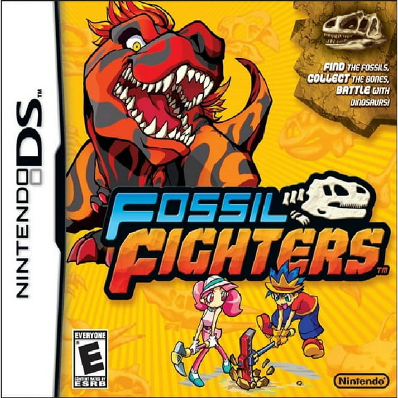 Restored Fossil Fighters (Nintendo DS, 2009) Adventure Game (Refurbished)