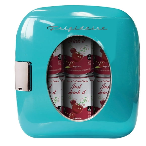 Restored Frigidaire Portable Retro 12-Can Mini Cooler, EFMIS462, Black (Refurbished)