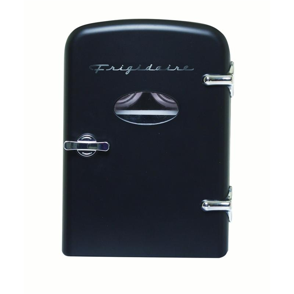 Restored Frigidaire Portable Retro 6-can 4 Liters Mini Fridge Black EFMIS129-BLACK (Refurbished) - image 1 of 3