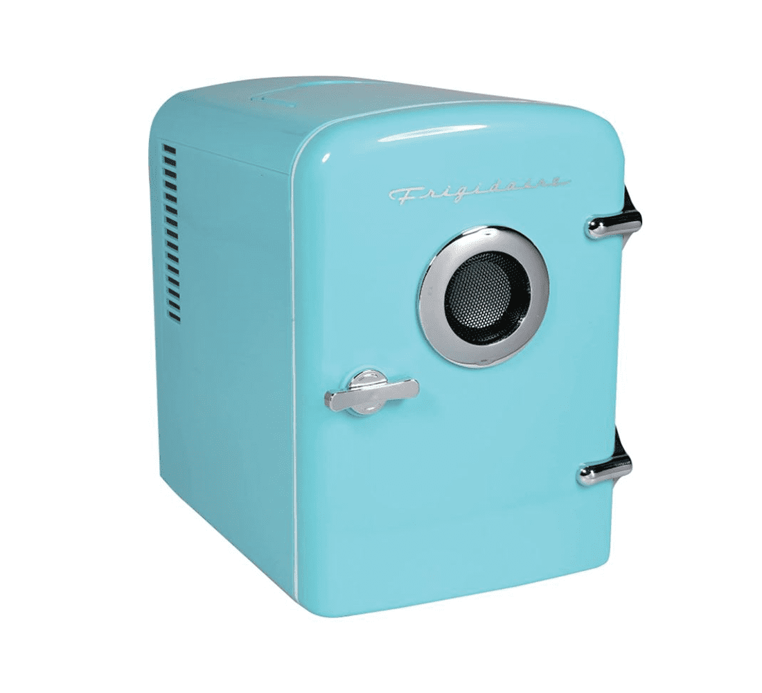 Restored Frigidaire Portable Retro 6can Mini Fridge Builtin Bluetooth