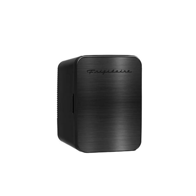Restored Frigidaire Portable 10L, 15can Mini Fridge Black Stainless