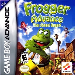 Restored Frogger Advance: The Great Quest Nintendo Gameboy Advance Action & Adventure Game, Game Cards, Platform, Side-Scrolling, Adventure
