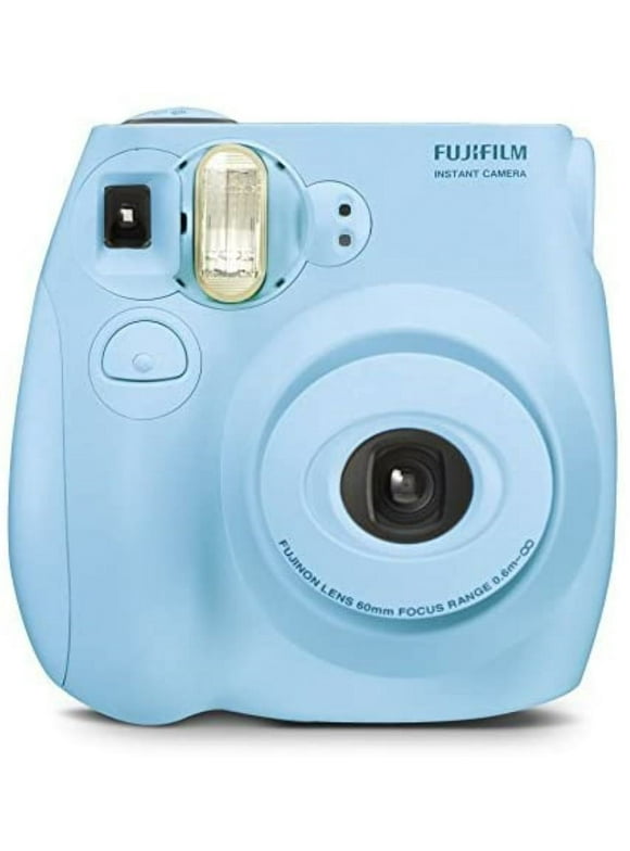 Restored Fujifilm 000000000600021778 Instax Mini 7+, 16 MP, Light Blue (Refurbished)