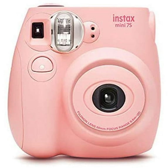 Restored Fujifilm Instax MINI 7S - Light Pink - Instant Film Camera (Refurbished)