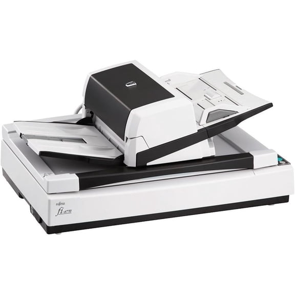 Restored Fujitsu fi-6770A High-Speed Color Duplex Document Scanner – 200 Sheet ADF, 600 DPI, USB/SCSI, PA03576-B035-R (Refurbished)