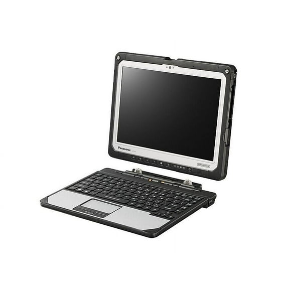 Restored Fully Rugged 12" Panasonic TOUGHBOOK CF-33 2-in-1, Slim Backlit Keyboard, Intel i5-7300U, 1TB SSD, 8GB RAM, 4G/LTE, Multi-Touch, Dual-Battery, Dual-Cam, Ultra-Bright, Win10