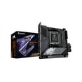 thumbnail image 1 of Restored GIGABYTE B650I AORUS Ultra (AM5/ LGA 1718/ AMD/ B650/ Mini-ITX/ DDR5/ PCIe 5.0 M.2/ PCIe 5.0/ USB 3.2 Gen2X2 Type-C/Wi-Fi 6E/ Intel 2.5GbE LAN/Q-Flash Plus/EZ-Latch/Motherboard) (Refurbished), 1 of 5