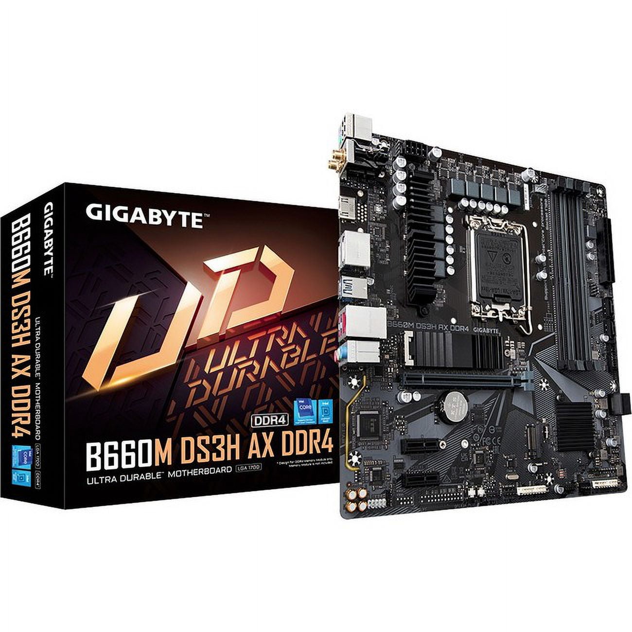 B660M DS3H AX + Intel Core i3 + おまけ Restored GIGABYTE B660M DS3H AX DDR4 Dual M.2, PCIe 4.0, USB 3.2