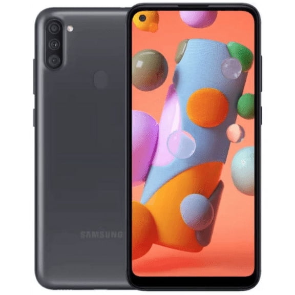Restored Galaxy A11 T-Mobile 32GB Black (Refurbished)