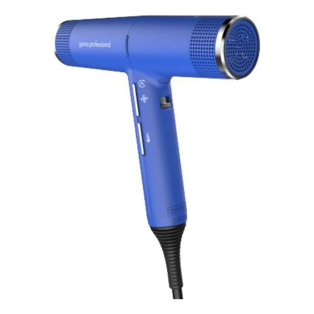 Restored Gama EasIQ Professional Ultra LightWeight Hair Dryer Blue