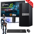 thumbnail image 1 of Restored Gaming Dell 7040 Computer Tower Core i5 6th Gen., 8GB Ram, 2TB HDD, 256GB NVMe SSD, NVIDIA GT 730, 20" LCD, Keyboard and Mouse, Wi-Fi, Win10 Home Desktop PC (Refurbished), 1 of 10