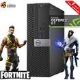 thumbnail image 1 of Restored Gaming Dell 7040 SFF Computer Core i5 6th 3.4GHz, 8GB Ram, 2TB HDD, 256GB NVMe SSD, NVIDIA GT 1030, Keyboard and Mouse, Wi-Fi, Win10 Home Desktop PC (Refurbished), 1 of 14
