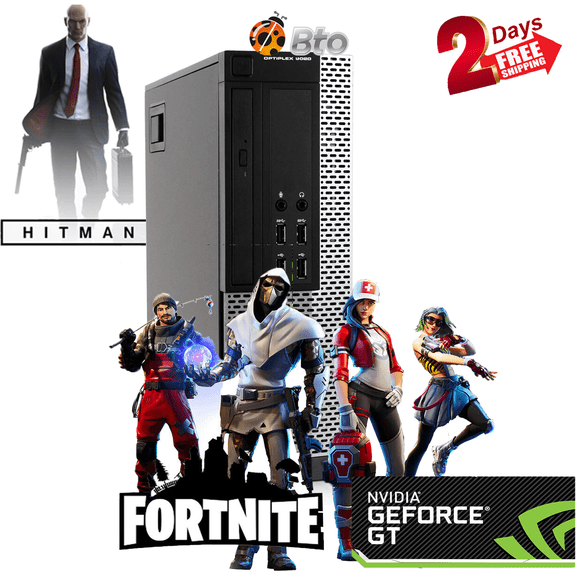 Restored Gaming Dell 9020 Desktop SFF Computer Intel Core i5-4th Gen. Processor, 8GB Ram, 2TB HDD, Nvidia GT 1030 DDR5, Bto Wi-Fi Adapter, Bluetooth, Windows 10 Pro PC (Refurbished)