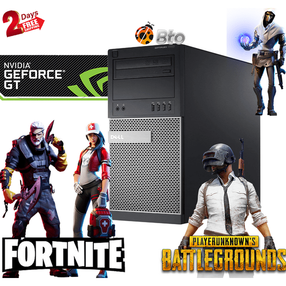 Restored Gaming Dell Desktop Computer MT PC Core i7 CPU 8GB Ram, 1TB HDD, NVIDIA GT 730, Keyboard & Mouse, WiFi, DVD, Win10 Home (Refurbished)
